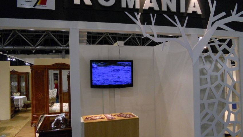 Pavilionul national al Romaniei la Targul International MEBEL Targ de mobilier si decoratiuni Moscova